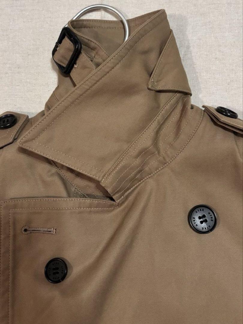 ⭐︎美品⭐︎ HYKE ベージュ トレンチコート サイズ1（S〜M）