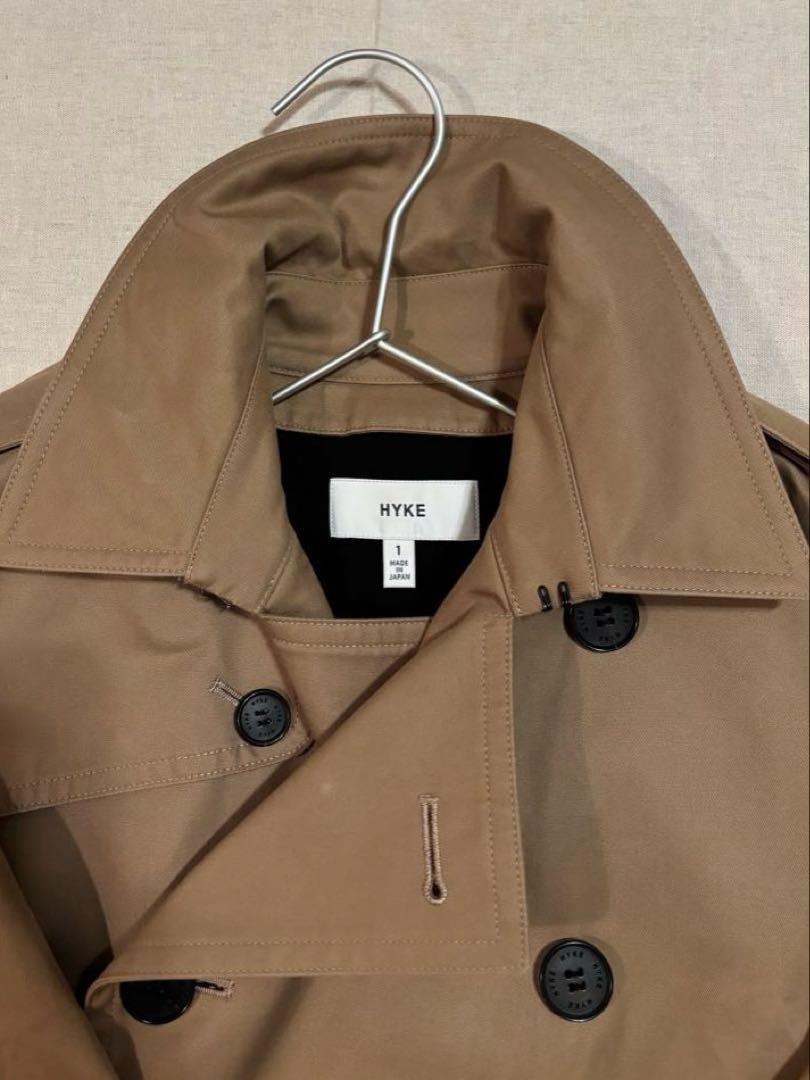 ⭐︎美品⭐︎ HYKE ベージュ トレンチコート サイズ1（S〜M）
