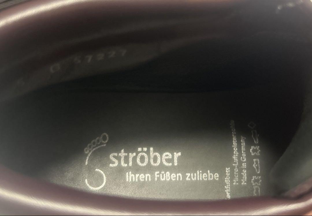 【美品】strober ストロバー ショートレザーシューズコンフォート