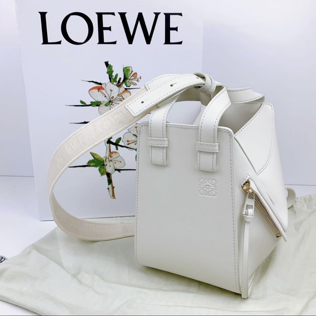 LOEWEハンモックコンパクト　サテンカーフスキン　ホワイトグレーズ