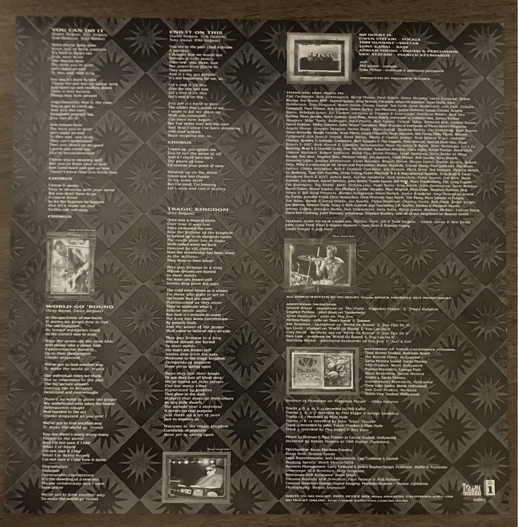 NO DOUBT／Tragic kingdom LPレコード - メルカリ