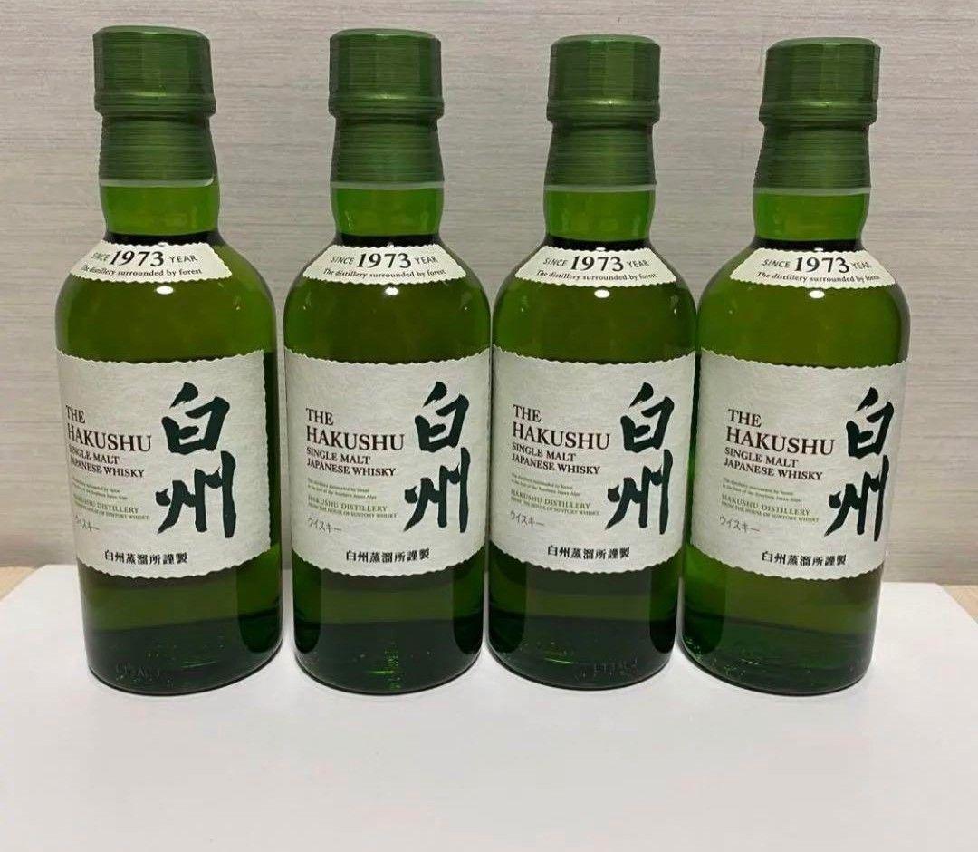 サントリー シングルモルト ウイスキー 白州 12年 180ml