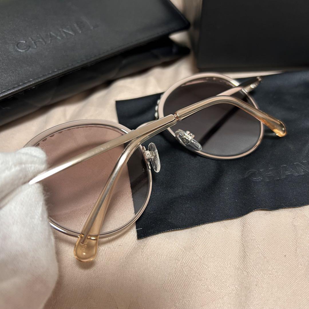 シャネル　CHANEL パールデザイン　サングラス