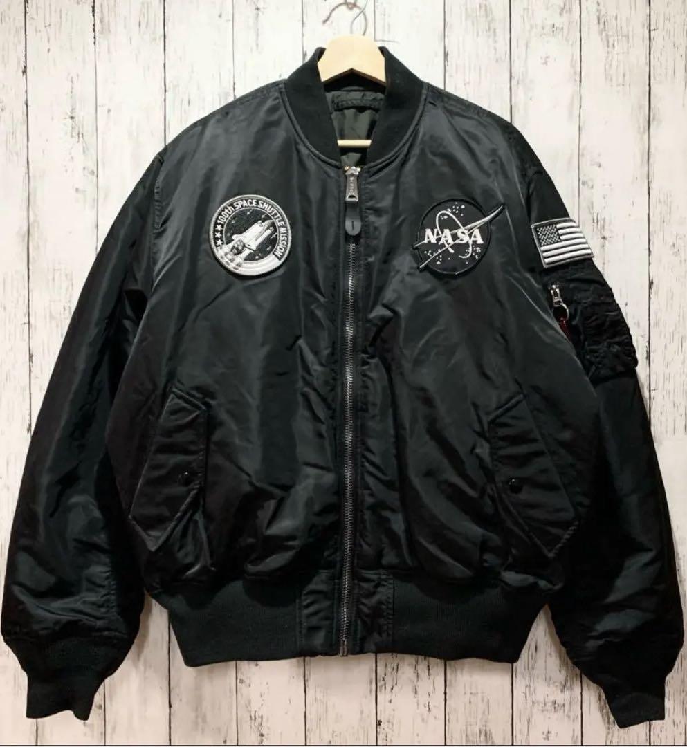 人気 ALPHA INDUSTRIES アルファ MA-1 NASA サイズM - メルカリ
