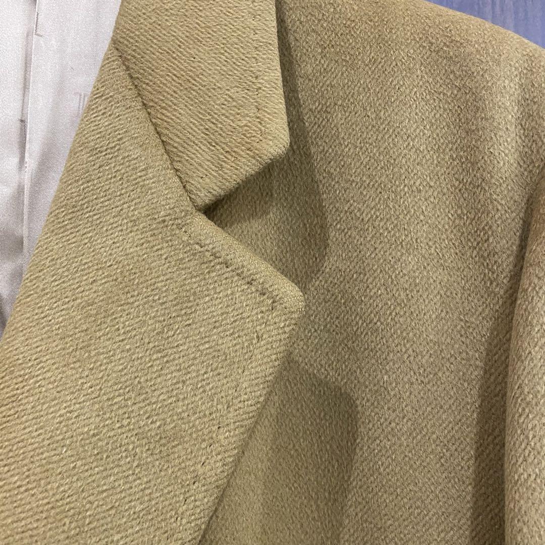 良品　定価25万　ポロクラブ　上質 ビスポーク カシミアコート　 メンズ　LL