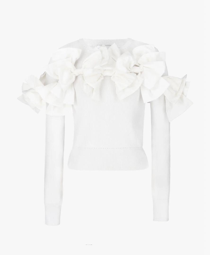 お歳暮ならオンライン NINA Bibiy. 新品タグ付き 正規品 RIBBON ニット KNIT トップス
