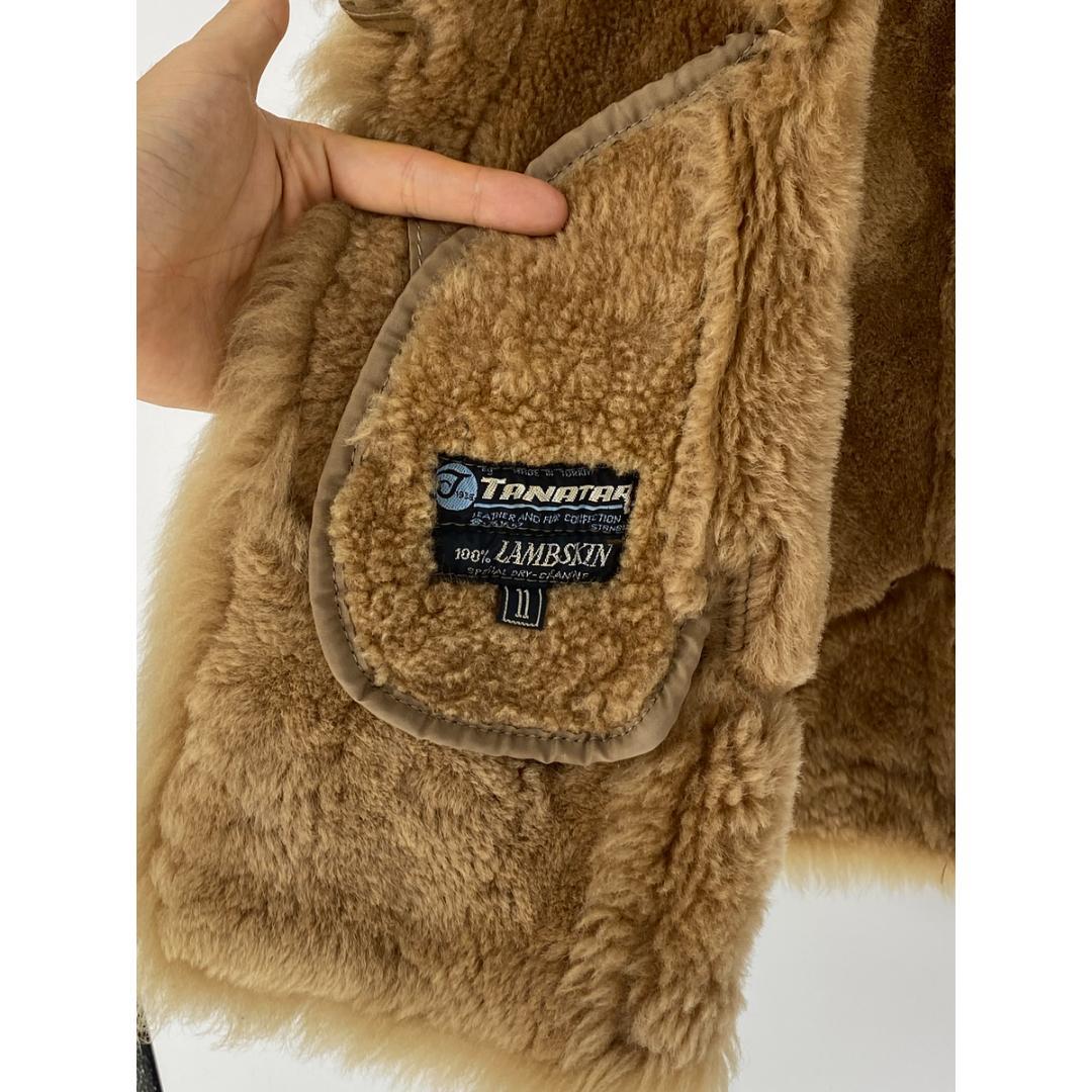 A9140/ビンテージ 美品 秋冬 TANATAR LAMBSKIN ボア