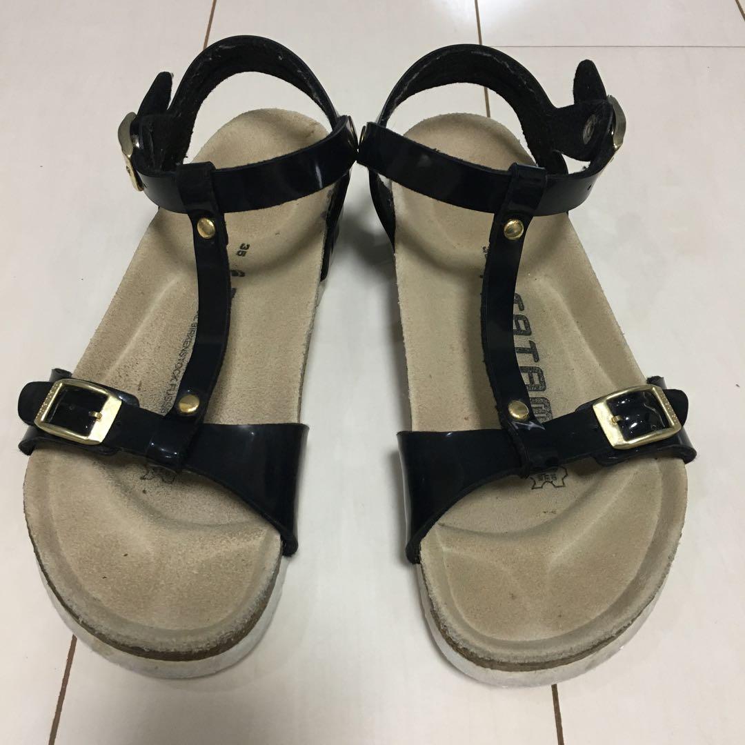 ビルケン　TATAMI サンダル　35 22.5 パテント　ブラック　新品 BIRKENSTOCK TATAMI パテントサンダル - メルカリ