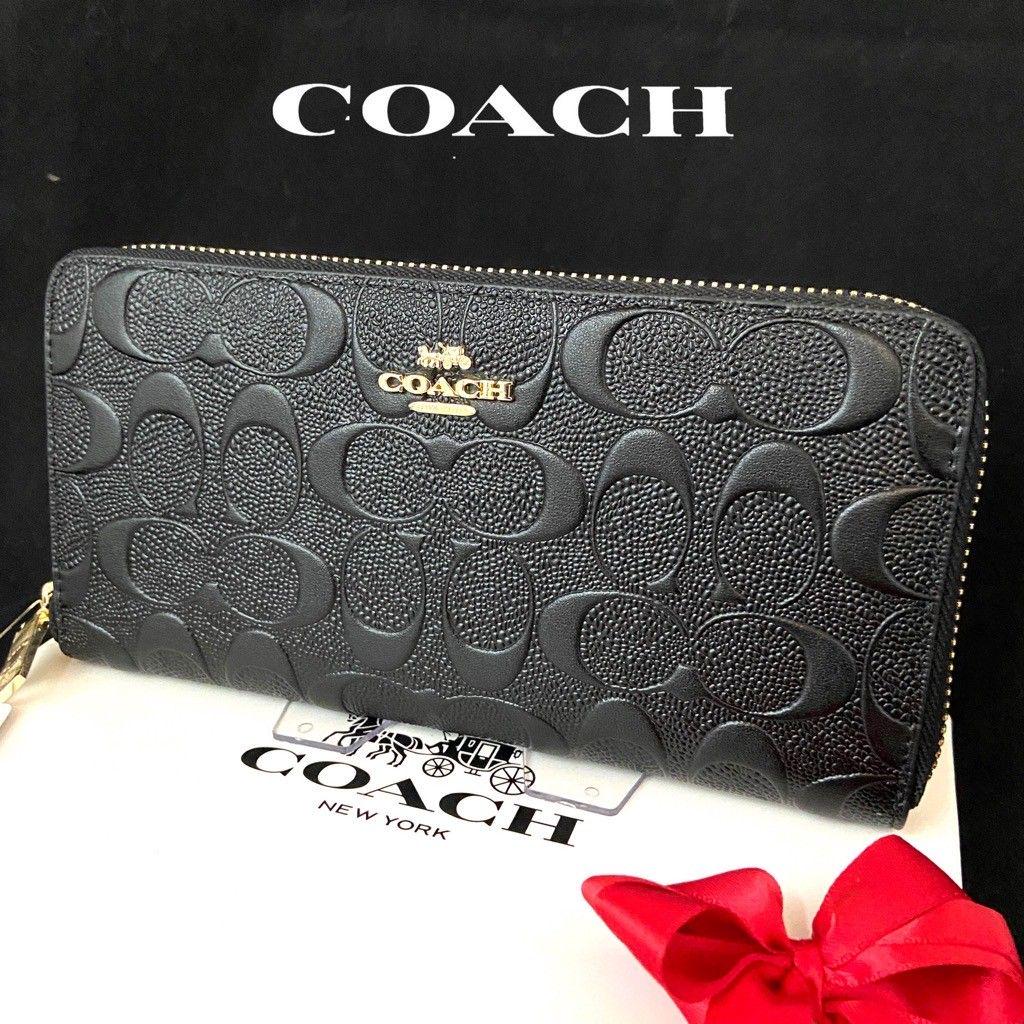エンボスド プレゼントにも❤️コーチ ラウンドジップ エンボスドスネーク dhbRL-m92817392961 長財布 めします