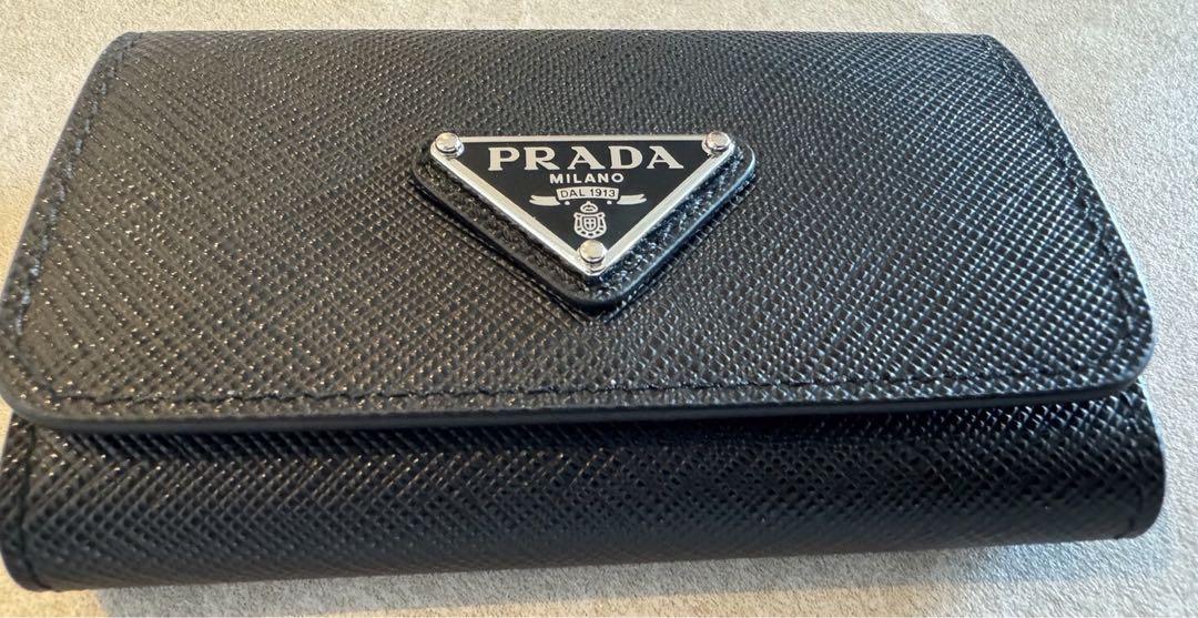 非売品 新品 PRADA サフィアーノレザー キーケース PG004