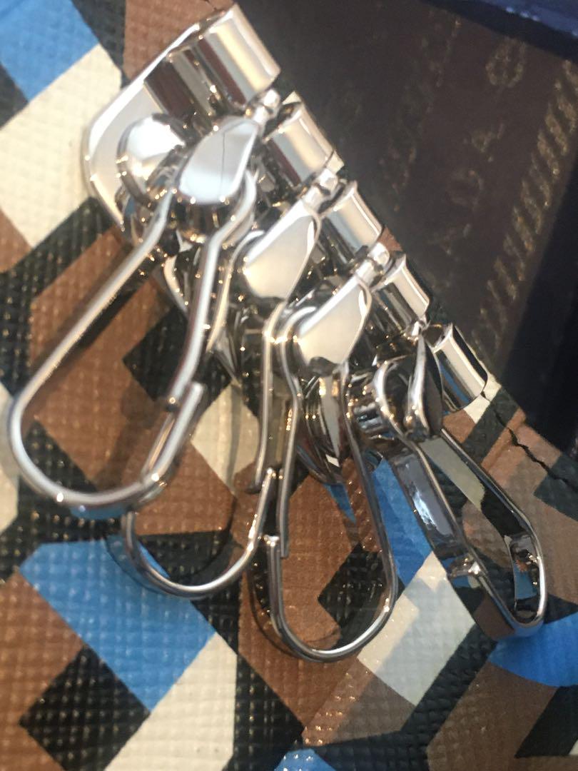 非売品 新品 PRADA サフィアーノレザー キーケース PG004