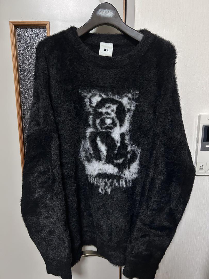 【完売品】 OY/オーワイ ヘアリーシャドーオードリーニット