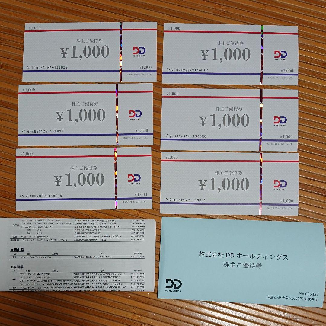 人気通販サイト こう様専用 DDホールディングス 株主優待券 レストラン 【公式ショップ】 こう様専用 DDホールディングス 株主優待券 レストラン/食事券