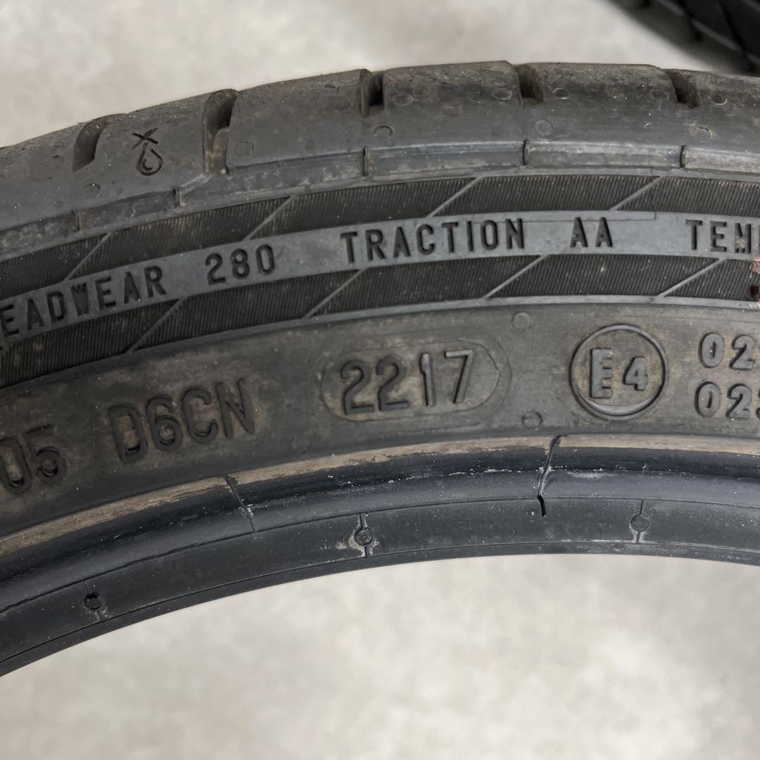 コンチネンタル　タイヤ4本　195/45R17 溝7.8mm