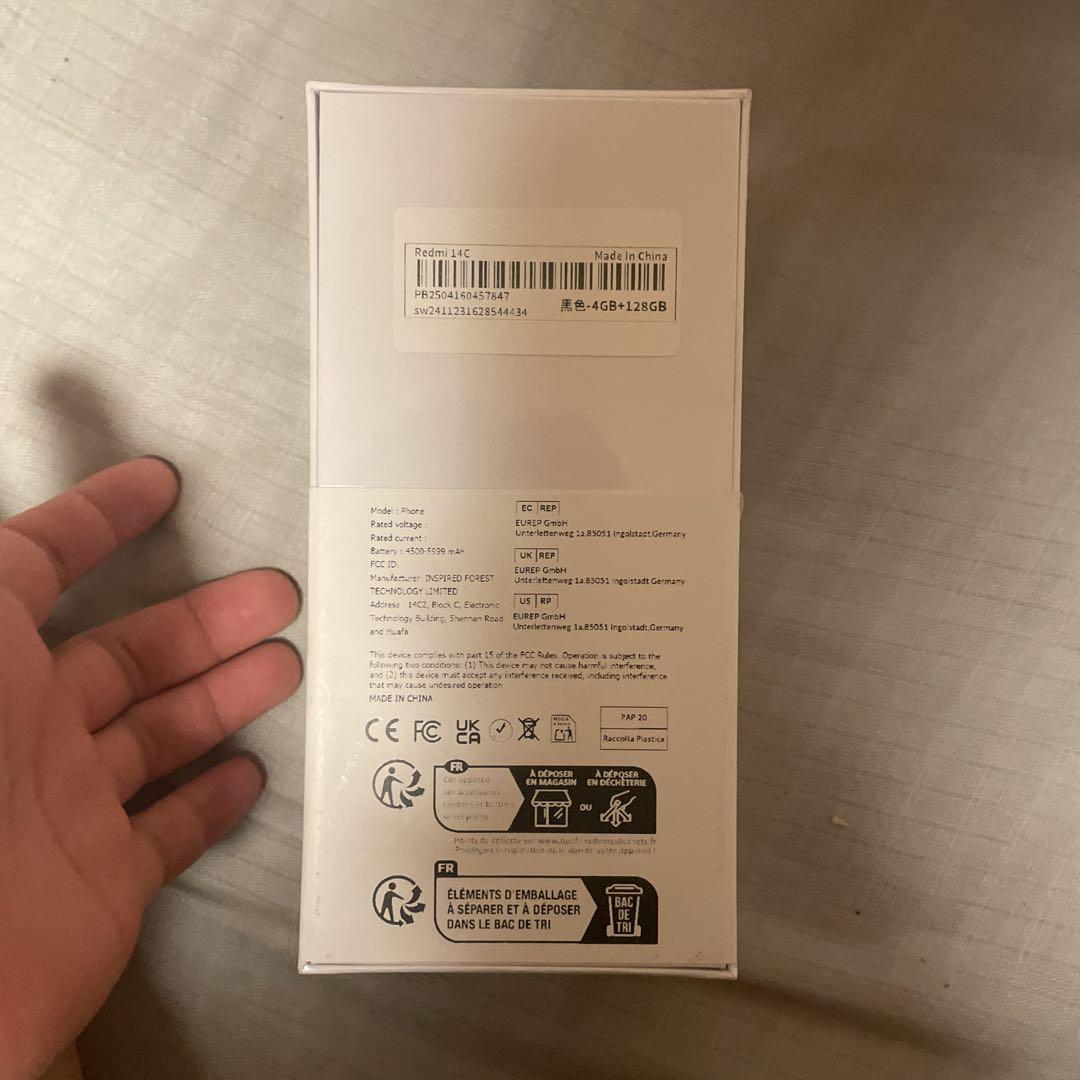 Xiaomi Redmi 14C 4GB 128GB 本体ブラック
