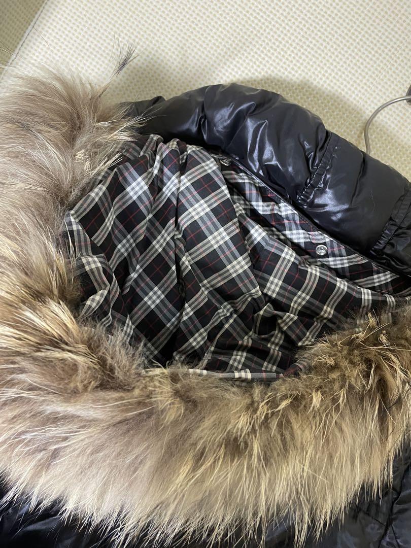 BURBERRY バーバリー/ファーダウンジャケット・コート BLK/B1A23