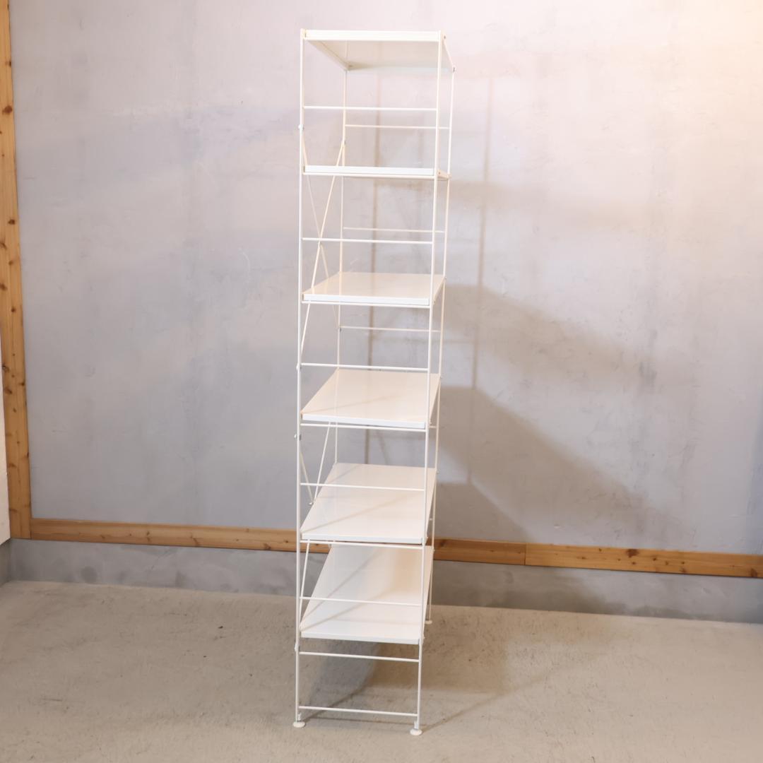 無印良品 MUJI 6段スチールユニットシェルフ 本棚 オープンラック 収納