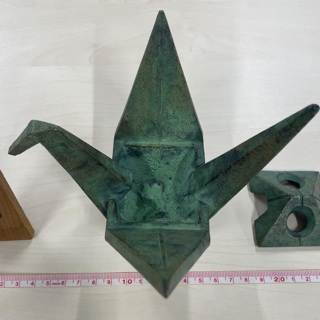 Amazon｜高岡銅器 折鶴香炉(雅・青銅色)/三枝惣太郎｜仏壇用香炉