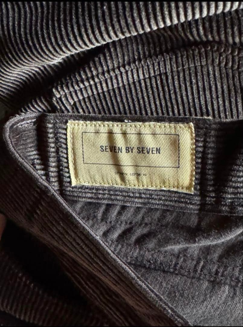 SEVEN BY SEVEN L コーデュロイセットアップ ダークブラウンL 7×7 WWW_OLIVIERBERNSTEIN_COM