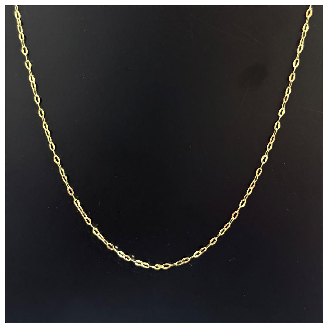 K18 デザインチェーン ネックレス ペンダント アクセサリー