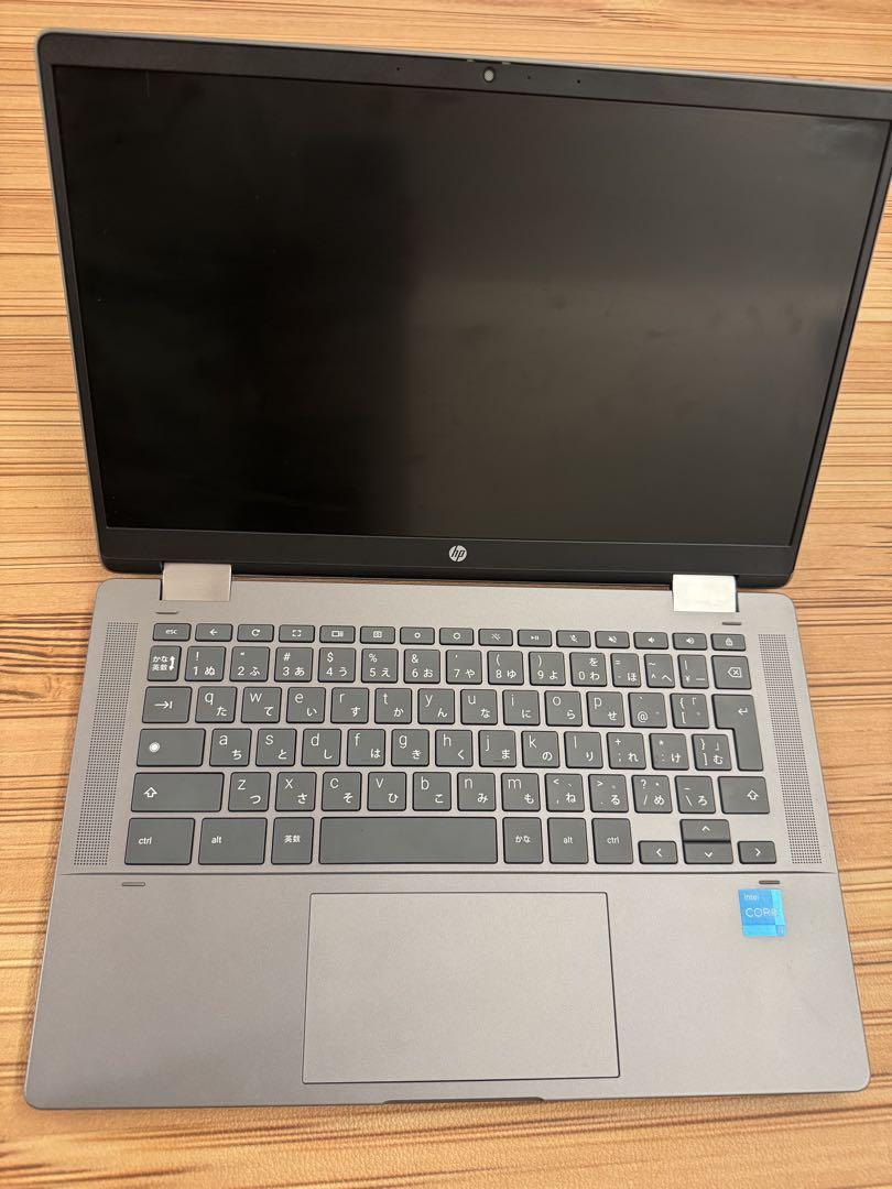 HP Chromebook Plus グレー 本体 ACアダプター付き