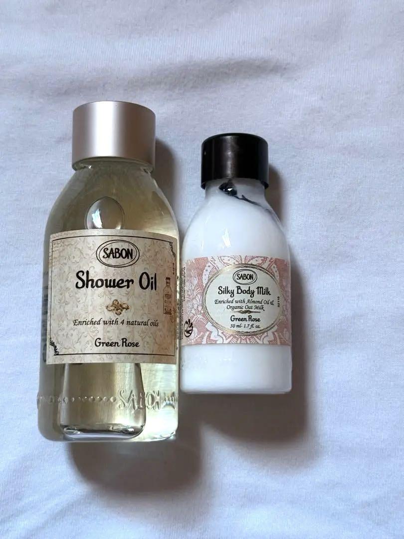 【新品未使用】SABON フェイスポリッシャー　シャワーオイル　ボディミルク サボン SABON ウェルカムキット シャワーオイル100mL+ボディ