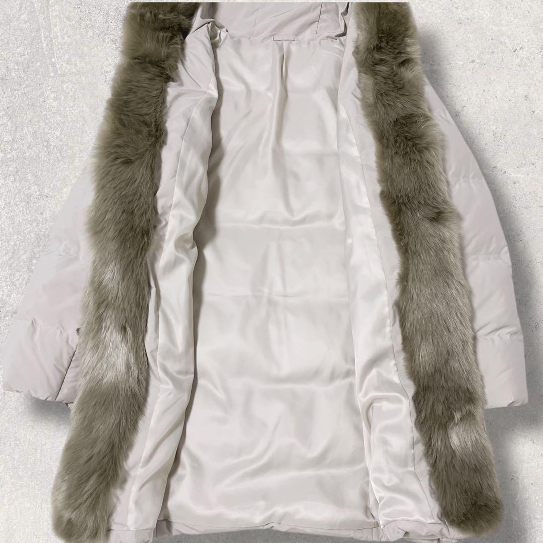 大きいサイズ⭐️ドゥクラッセ ロングダウンジャケット XXL ダウン90% 極美品 大きいサイズ⭐️ドゥクラッセ ロングダウンジャケット XXL ダウン90% 極美品