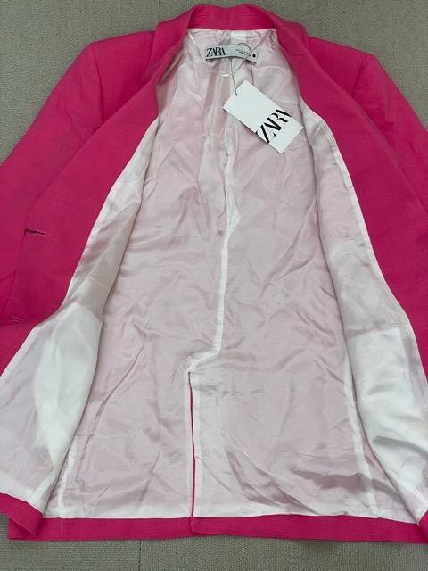 K07536) 新品 ザラ ZARA ストレートカットブレザー ポケット付き