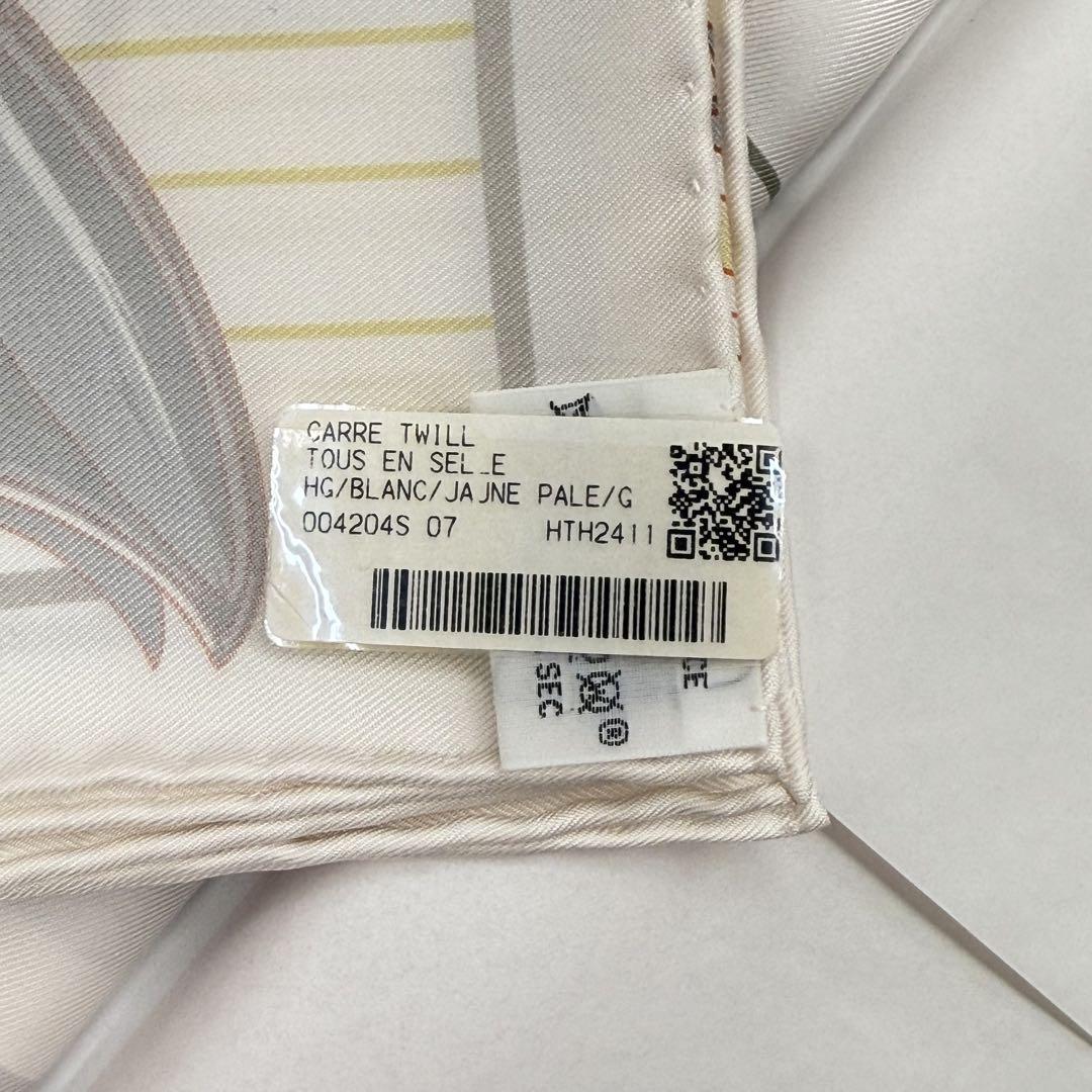 新品未使用　HERMESエルメス　カレ 90 《すべては鞍の中に》