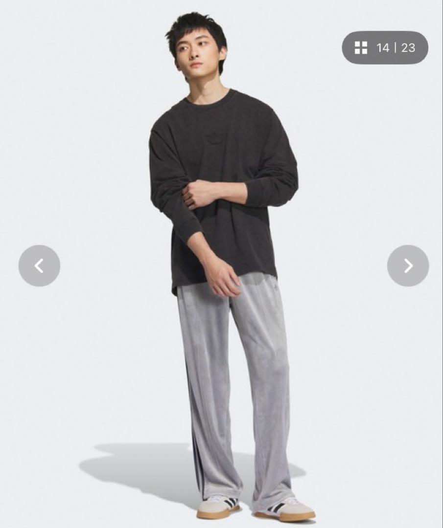 adidas ORI BB VELOUR TP ベロアトラックパンツ