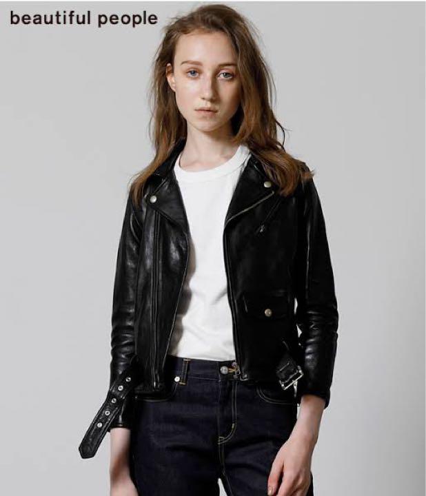 オリジナル 【beautiful people】ビューティフルピープルライダース140 センチの通販 beautiful 140 ライダース ビューティブルピープル people レザージャケット