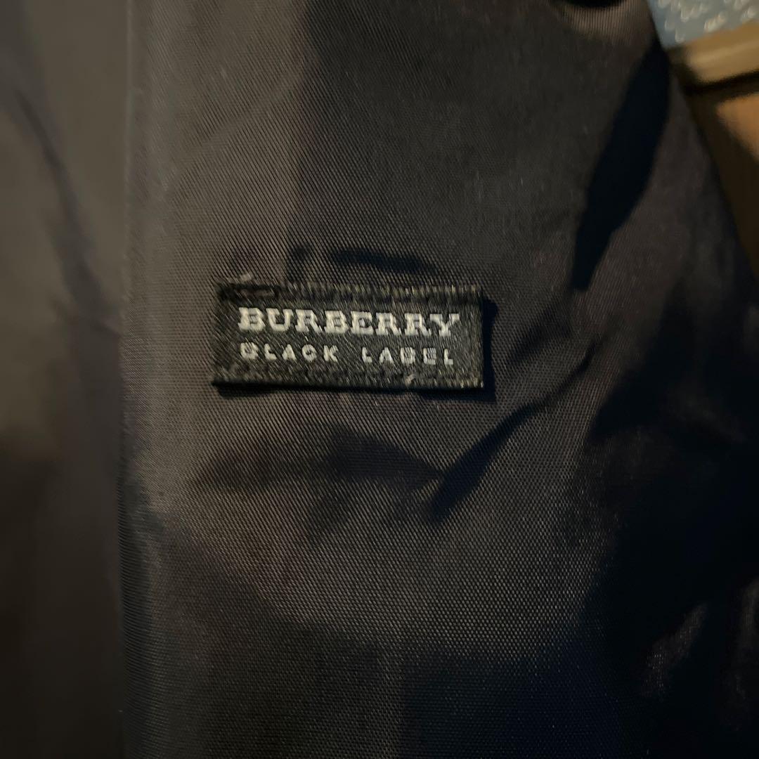 BURBERRY BLACK LABEL フード付きモッズコート