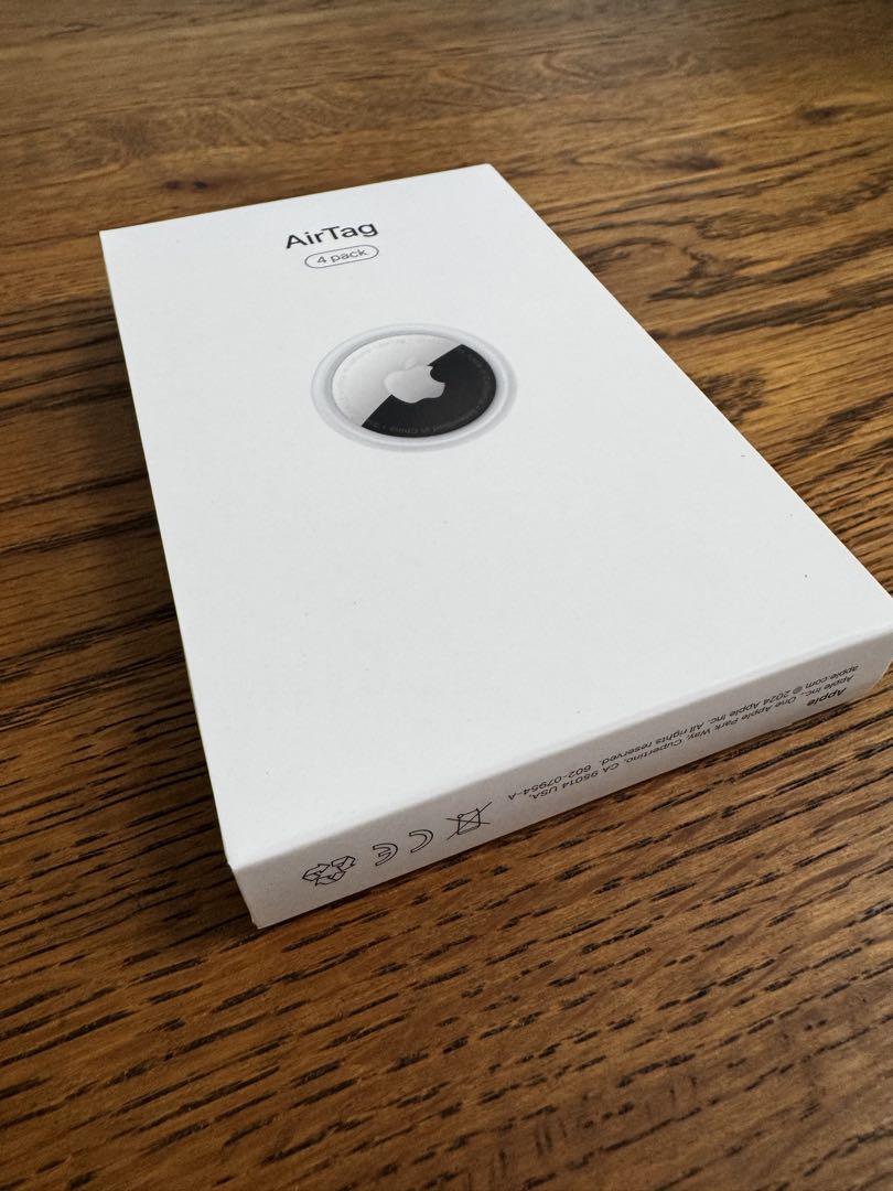 Apple AirTag 4個セット Appleストア購入・新品・未開封・正規品