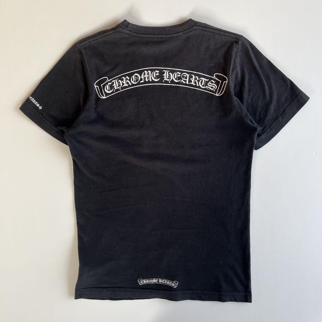 希少品♪【CHROME HEARTS】scroll logo ロング サーマル Tシャツ CHROME HEARTS / クロムハーツ スクロールロゴ スリーブ