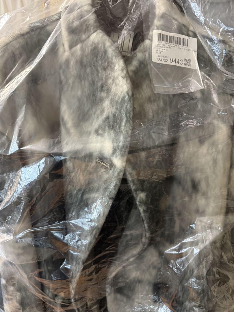 最終値下】UND TEXTURE ART FLOWER SHAGGY コート 最終値下】UND TEXTURE ART FLOWER SHAGGY コート