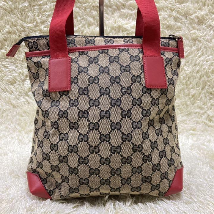 人気が高い ⭐️特価⭐️ GUCCI トートバッグ キャンバス レザー グッチ ハンドバック - ビジネスバッグ