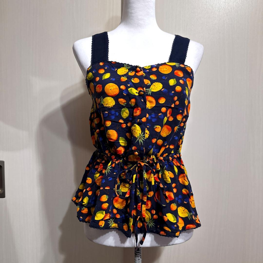 IRIS Club キャミソール フルーツ柄 HR0570S・IRIS Club