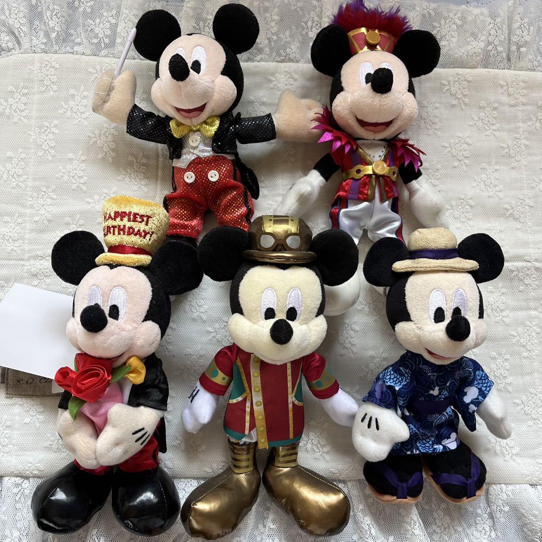 【5％OFF】 ミッキー ぬいぐるみバッジセット - メルカリ ぬいぐるみ