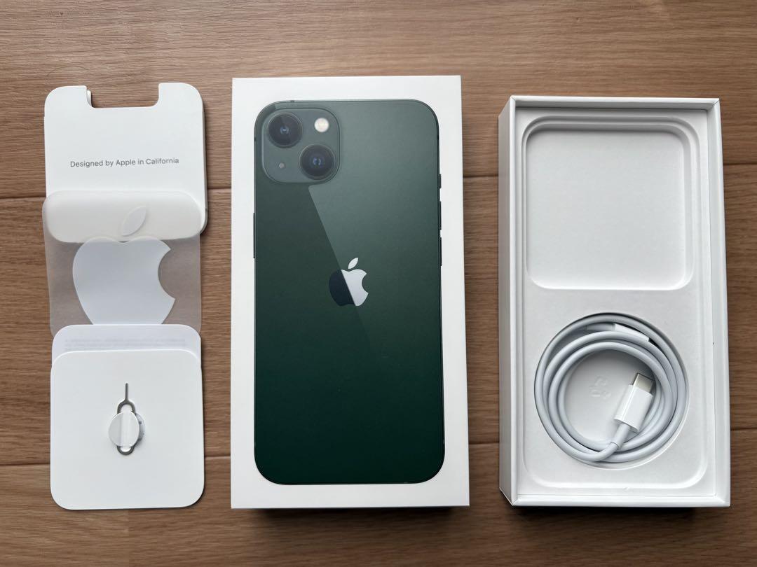 【限定色】Apple iPhone 13 ダークグリーン 本体