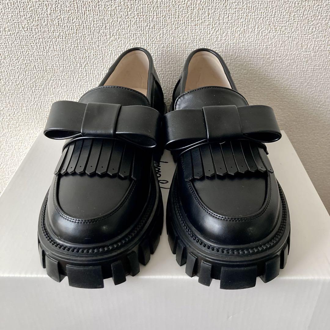ローファー ブラック