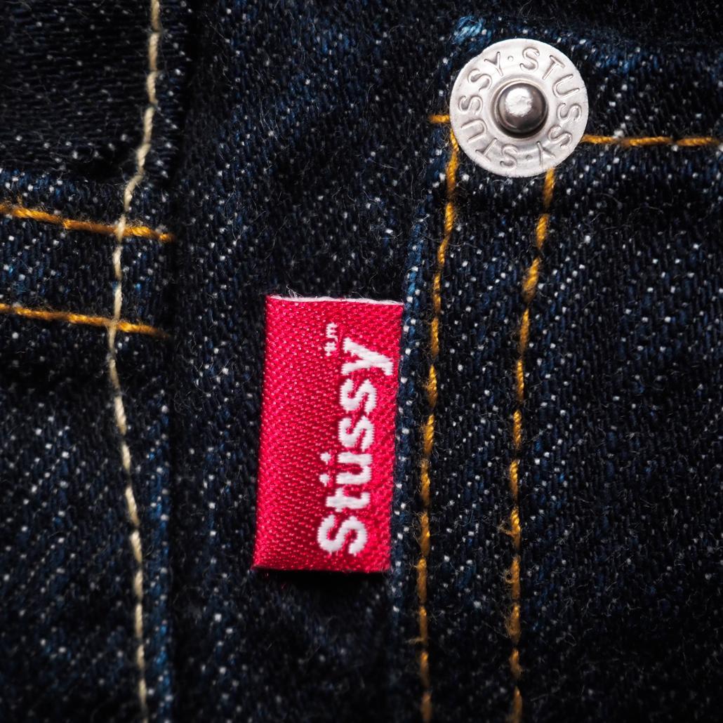 Stussy rough&rugged denim バックペイント 32 濃紺