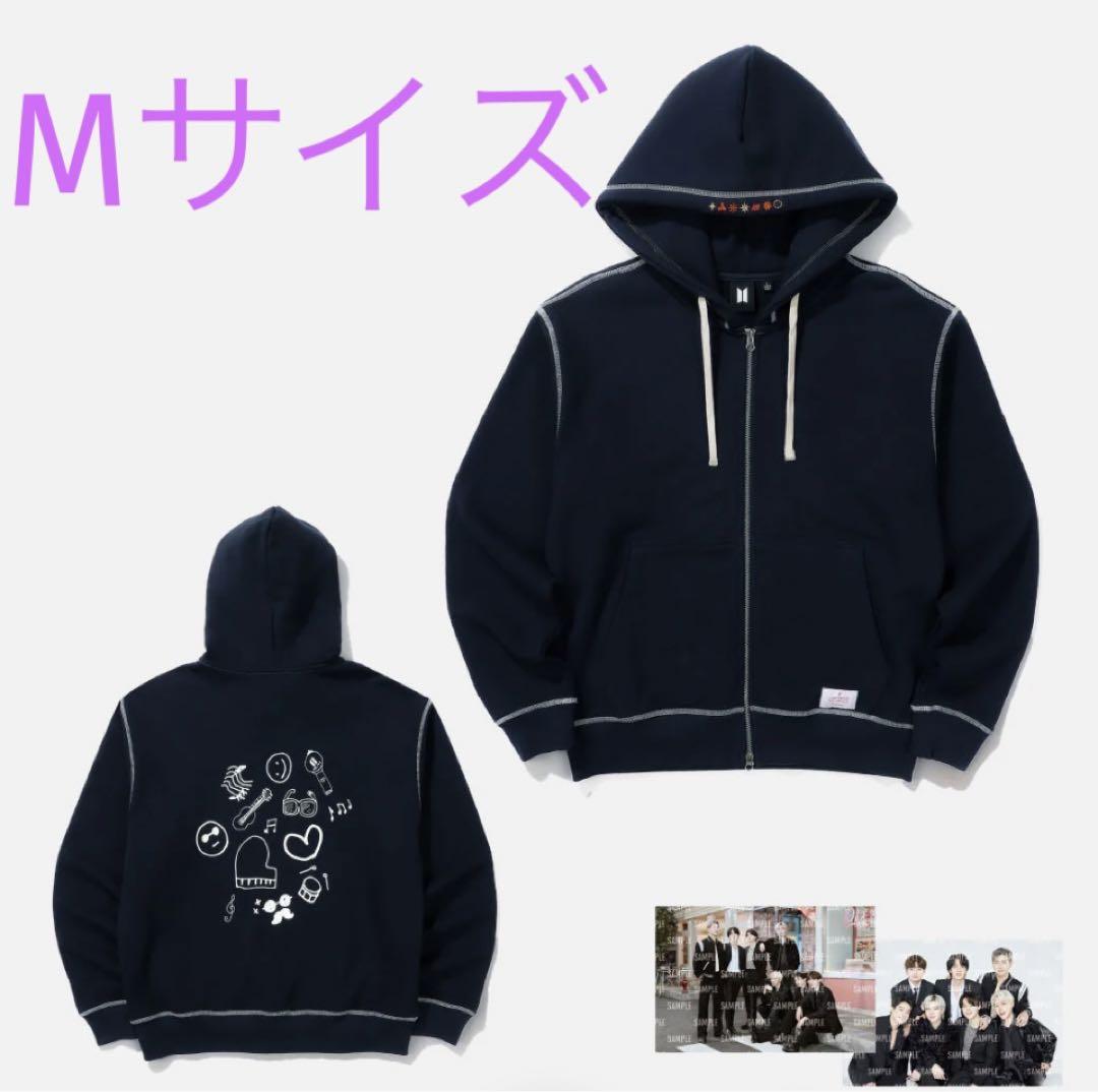 BTS ptd-ソウル　ZIP-UP HOODIE パーカー　Mサイズ　未使用