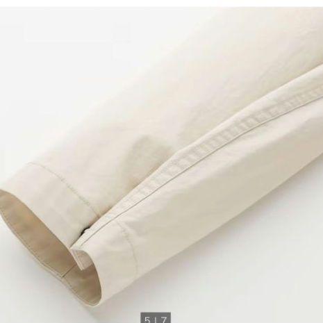 【美品】UNIQLO　U　ライトロングコート　Sサイズ　コットン トレンチコート