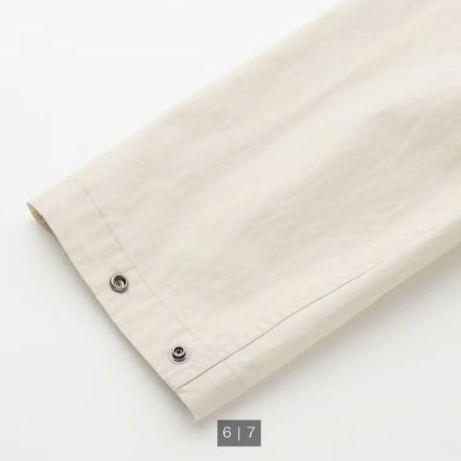 【美品】UNIQLO　U　ライトロングコート　Sサイズ　コットン トレンチコート