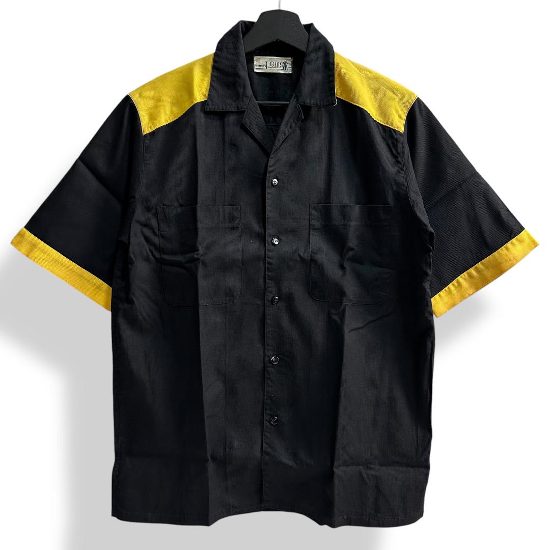 貴重【VINTAGE】80s 90s ヨーク切替 オープンカラー ワーク ルード 貴重【VINTAGE】80s 90s ヨーク切替 オープンカラー ワーク ルード