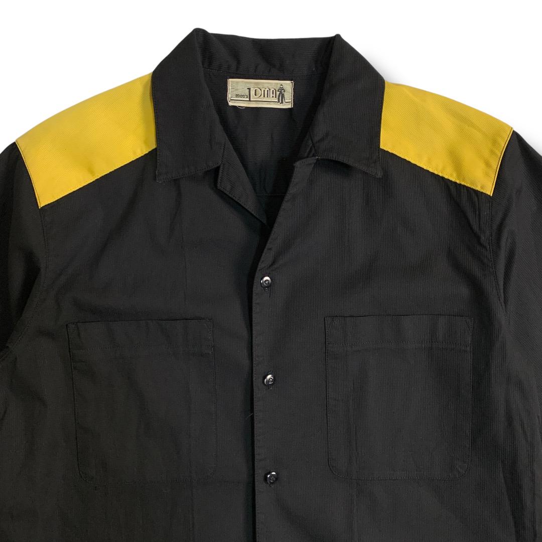 貴重【VINTAGE】80s 90s ヨーク切替 オープンカラー ワーク ルード 貴重【VINTAGE】80s 90s ヨーク切替 オープンカラー ワーク ルード
