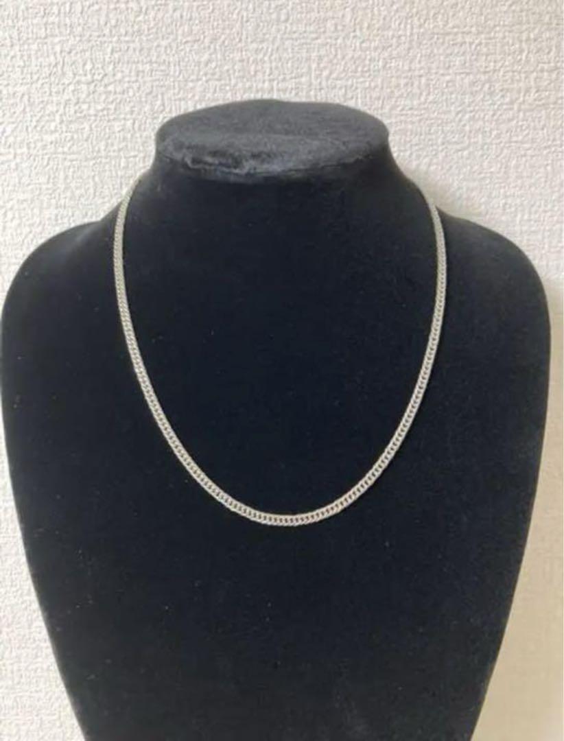 月末セール！！ 1000円引き 喜平 シルバー 長さ50cm幅4mm ネックレス