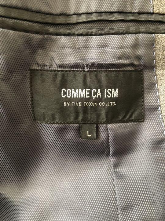 アイテム COMME ウィンドーペン グレー Lサイズ wZptN-m92878310229 CA ISMコムサイズム スーツ ۰アーバンリ
