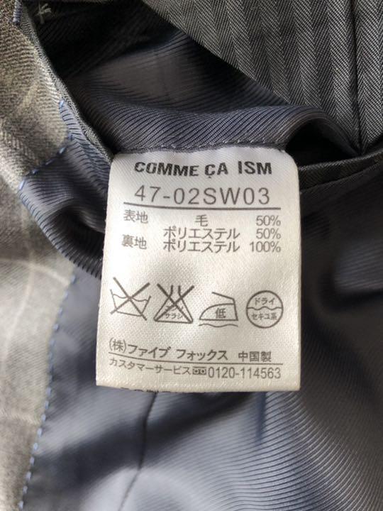 アイテム COMME ウィンドーペン グレー Lサイズ wZptN-m92878310229 CA ISMコムサイズム スーツ ۰アーバンリ