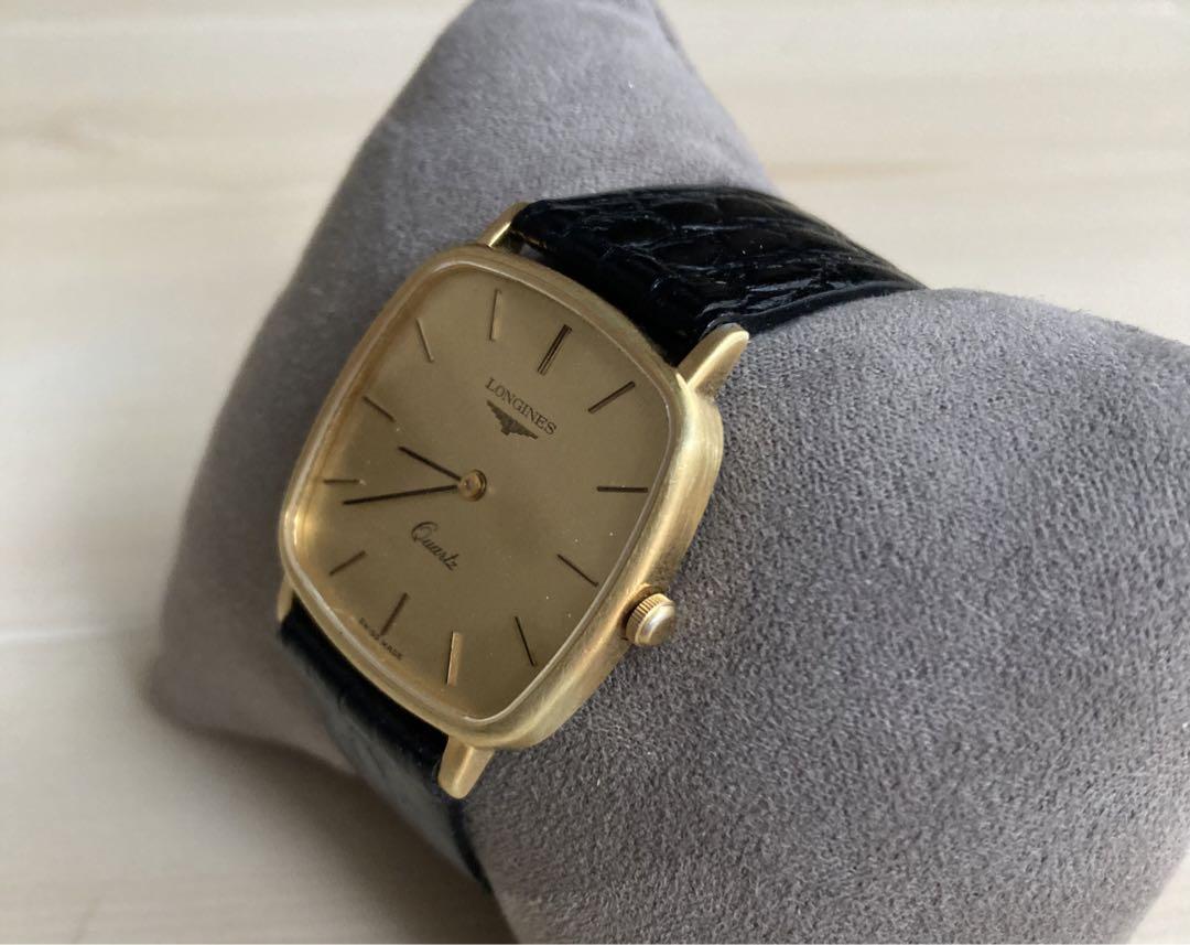 LONGINES クォーツ 腕時計 ゴールド/ブラック